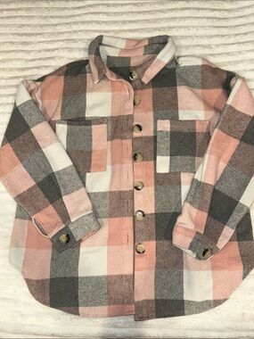 Plaid Shacket XL